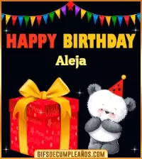 GIF Happy Birthday Aleja